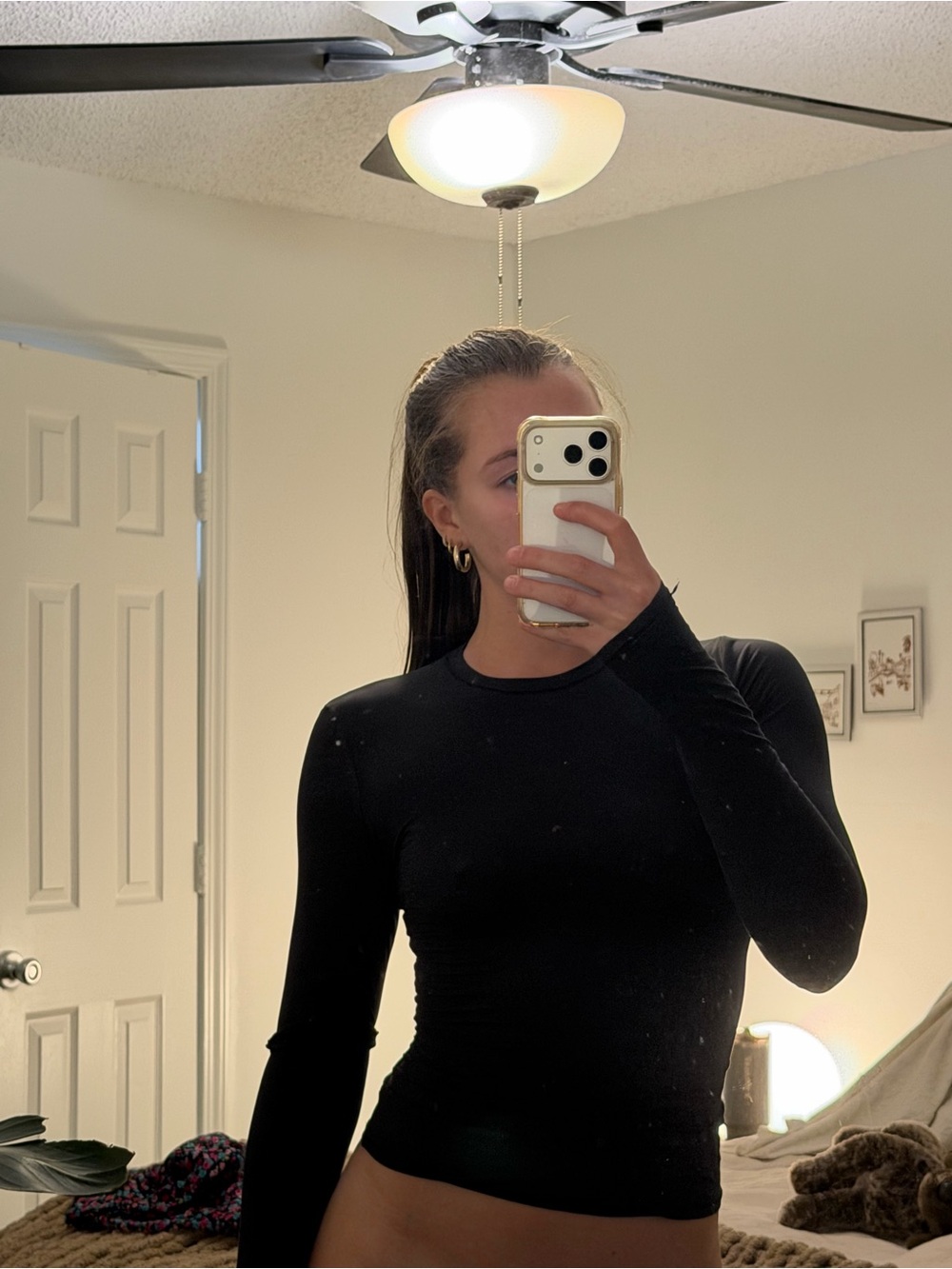 Skims fits everybody black longsleeve